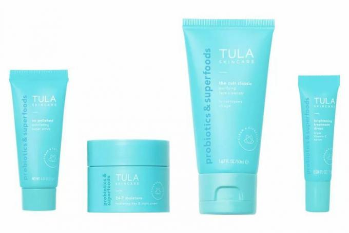 Wybierz bestsellerowy zestaw podróżny TULA SKINCARE On The Go