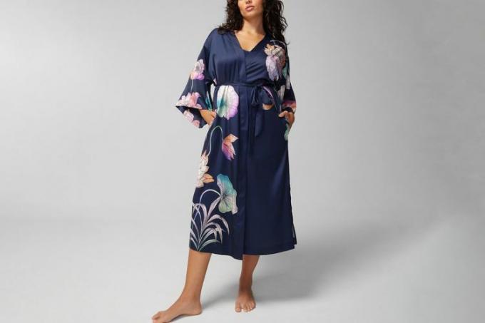 Satynowy szlafrok kimono Soma