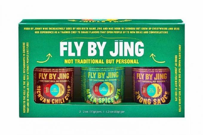 Target Fly firmy Jing Shorty Spice Triple Threat trzypak sosu - 5.2oz