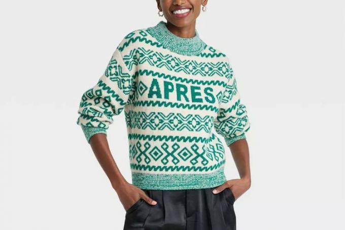 Damski sweter z okrągłym dekoltem firmy Target A New Day