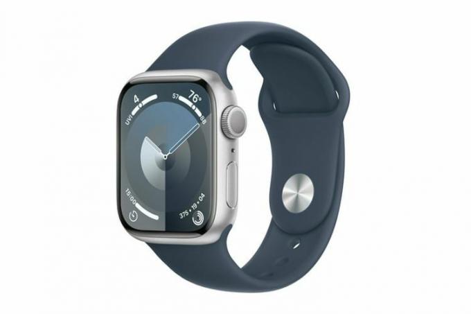 Walmart Apple Watch Series 9 GPS 41 mm srebrna aluminiowa obudowa