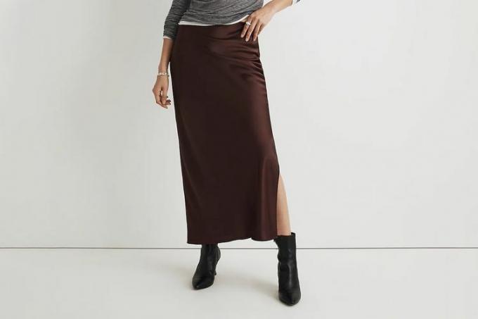 Satynowa spódnica maxi Madewell