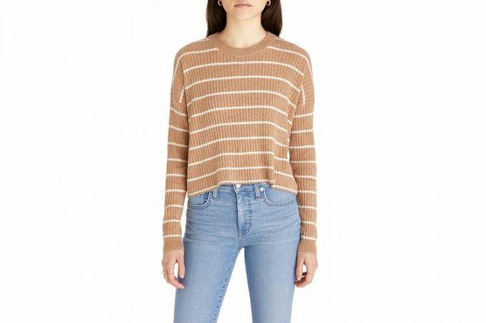 Sweter Nordstrom Madewell No Strings z okrągłym dekoltem